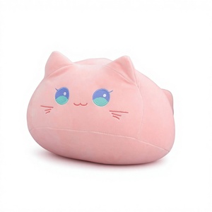Oreiller et jouet en peluche chat noir de dessin animé, coussin 40 cm, doux pour les filles, <span class=keywords><strong>dortoir</strong></span>, bureau, usage domestique - Product Image 3