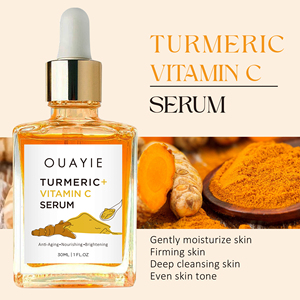 Siero viso biologico con etichetta privata cura della pelle tumerica schiarente olio di siero schiarente per il viso alla curcuma - Product Image 5