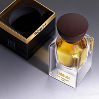 Flacons de parfum carrés en verre faits à la main de style égyptien vintage, 50 ml et 30 ml, pour emballage de diffuseur, production d'usine, qualité supérieure