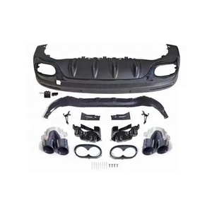 PP matériel AMG45 style voiture arrière diffuseur lèvre Kits silencieux échappement pour Benz GLB classe GLB200 GLB180 GLB250 2020-2022 voiture Bodykit - Product Image 1