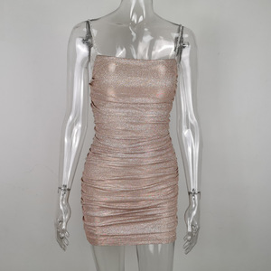 2025 New Arrivals High Quality Lady <strong>Sexy</strong> Party <strong>Bodycon</strong> Slim Evening <strong>Dress</strong> Women <strong>Summer</strong> Backless Night Club <strong>Sequined</strong> Casual <strong>Dress</strong> - Product Image 5