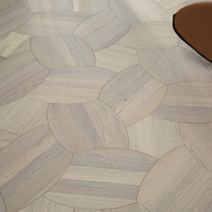 Parquet en bois d'ingénierie artistique multicouche en chêne français, lisse, laqué UV, personnalisable, qualité ABC, 14mm 15mm, à joint mâle et femelle, pour sous-sol - Product Image 1