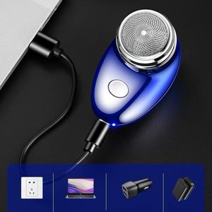 Nouveau rasoir électrique portable pour la maison et les voyages, étanche, rechargeable par USB, pour hommes, pour le visage et le corps - Product Image 5