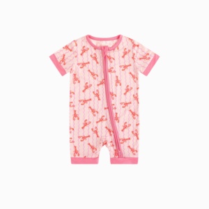 <span class=keywords><strong>Pijama</strong></span> de Bambú para Bebé Niña Miozing, Mono Transpirable de Verano 	 Ropa de Bebé de Bambú de 180 g/m² con Estampado Personalizado al por Mayor - Product Image 2