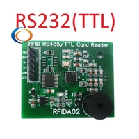 RS485 RS232 UART 13.56MHz pembaca RFID penulis RC522 CV520 untuk M1 S50 S70 NFC RFID UID kartu IC