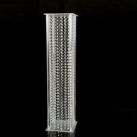 IMUWEN Support de fleurs moderne en acrylique pour centre de table de mariage, 40CM/60CM/80CM, pour intérieur/extérieur, décoration d'hôtel et de maison
