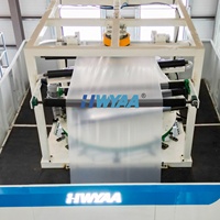 HWYAA - Ligne de soufflage de film étirable à froid entièrement automatique et écoénergétique pour film d'emballage de plateaux