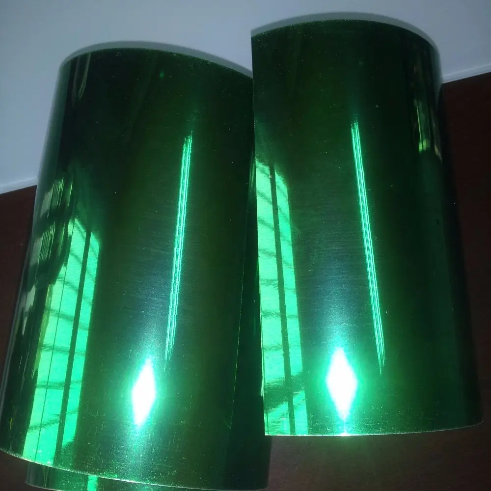 Yeşil renkli PVC/PVDC levha