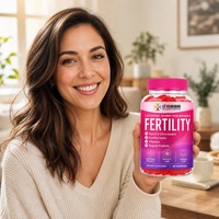 Gummies liposomales pour la fertilité féminine Myo-Inositol, 60 unités, supplément OEM personnalisé sous marque privée, qualité 100 000, fabrication en usine certifiée