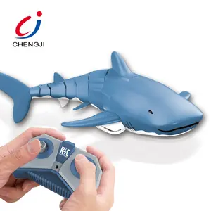 Toys Suppliers 2.4G Waterproof Swimming Remote Control Shark Toy RC Shark In Water for Kids