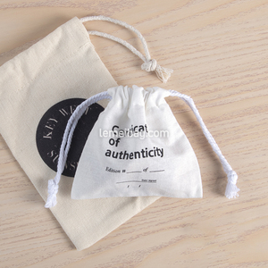 Bolsas personalizadas de Tela con cordon tùy chỉnh Bông vẽ chuỗi Túi - Product Image 5