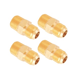 ข้อต่อท่อทองเหลืองชุบสังกะสีสำหรับเครื่องจักรกลอุตสาหกรรม - Product Image 4