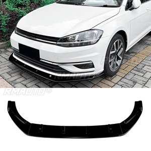 Pour Volkswagen Golf MK7.5 Version Normale 2017-2019 – Kit Carrosserie Complet : Lame de Pare-chocs Avant, Diffuseur et Protection de Pare-chocs - Product Image 2