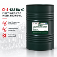 Huile moteur diesel entièrement synthétique haute performance AVIC HANGTE CI-4 5W-40 200L pour camions, générateurs et engins de construction