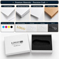 Boîte d'emballage cadeau haut de gamme personnalisée pour parfum solide, écologique et recyclable, avec couvercle exquis pour bijoux et doublure en EVA
