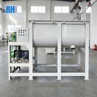 Mélangeur-Blender Humide/Sec à Double Ruban PLC pour Engrais Organique, Compost, Poudre Agricole et Granulés
