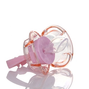 Materna e infantile prodotti per bambini commercio all'ingrosso di Apple orso testa piatta liquido gel di silicone pieno chiuso petalo giocare bocca ciuccio - Product Image 4