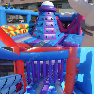 LilyToys Parque de Atracciones Inflable, Ciudad de Diversión Inflable, <span class=keywords><strong>Castillo</strong></span> Hinchable con Pista de Obstáculos - Product Image 6