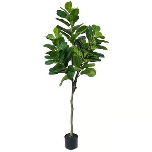 <span class=keywords><strong>Prix</strong></span> de gros : <span class=keywords><strong>Ficus</strong></span> lyrata artificiel en plastique de 80 cm, plante d'extérieur pour centre commercial, hôtel, salle de sport - Product Image 2