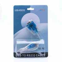 Adaptador de Puerto USB a serie, convertidor de pines DB9 CH340 macho y hembra RS232 COM, chaqueta de PVC, Cable USB a serie para uso en ordenador