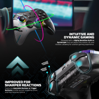 Control de Juego Inalámbrico Fantech WGP15V2S EPSILON BT 2.4GHz para PC y PS, Multiplataforma, con Efecto Hall y Vibración de 4 Niveles