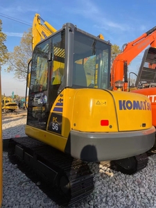 Excavadora de Segunda Mano en Shanghái, Komatsu-PC56-7 con Pocas Horas de Uso, en Venta, de Alta Calidad, Komatsu-PC56-7 Usada, PC60 - Product Image 2