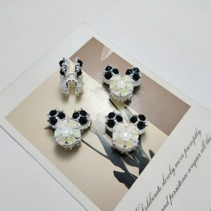 Accesorio de joyería DIY de aleación con diamantes de imitación con cabeza de Mickey Mouse para hacer bolígrafos, collares y manualidades (12+ años) - Product Image 3