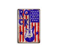 Letreros Metálicos Retro Pintados con Impresión Digital, Diseño Personalizado Vintage del Día de la Independencia Americana