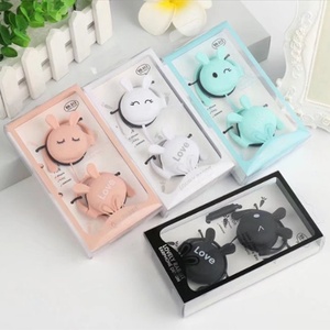 2024 HOT Tws écouteurs sport intra-auriculaire mini dessin animé mignon lapin petit écouteur Silicone <span class=keywords><strong>crochet</strong></span> Clips écouteurs <span class=keywords><strong>avec</strong></span> Microphone - Product Image 1