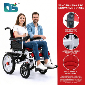 Électrique vieux fauteuil roulant d'utilisation/Électrique réglable repose-pieds fauteuil roulant manuel DS-6001N - Product Image 3