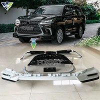 Kit de carrosserie LX570 sport plus style kuro édition lx blanc et noir kit de carrosserie grille pare-chocs avant 2021