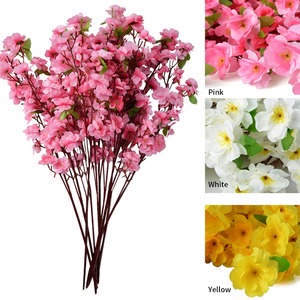 Décor à la maison 65CM <span class=keywords><strong>cerisier</strong></span> artificiel <span class=keywords><strong>printemps</strong></span> prune pêche fleur branche soie fleur arbre déco japonais fleur de <span class=keywords><strong>cerisier</strong></span> ensemble - Product Image 4