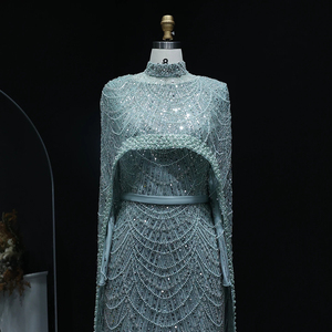 Dubai di lusso a maniche lunghe <span class=keywords><strong>abiti</strong></span> <span class=keywords><strong>da</strong></span> sera musulmani <span class=keywords><strong>abiti</strong></span> <span class=keywords><strong>da</strong></span> sera in stile arabico <span class=keywords><strong>abiti</strong></span> speciali <span class=keywords><strong>da</strong></span> <span class=keywords><strong>sposa</strong></span> Lsz369A-1 - Product Image 5