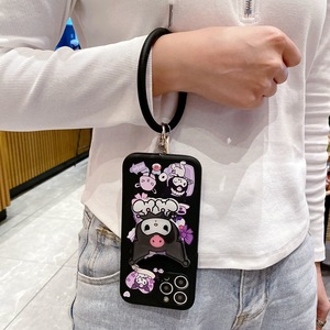 Hot Selling Cartoon <strong>Kuromi</strong> TPU <strong>Phone</strong> <strong>Case</strong> with Wrist Strap for iphone 17 <strong>case</strong> cover - Product Image 3