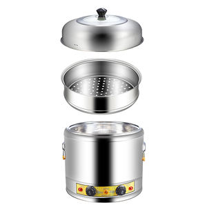 Vapor de maíz, vaporera eléctrica comercial de acero inoxidable, olla para sopa, gran capacidad, aplicación doméstica, uso doméstico de maíz - Product Image 1