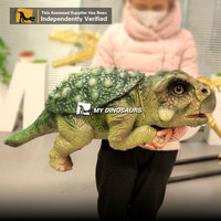 Marionnettes de dinosaures Z MY DINO HP-031, Ankylosaurus réaliste, marionnette de bébé dinosaure à main