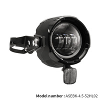 Phare LED avant 48V 52V 15W pour vélo électrique avec support de fixation, étanche IP67, pour SUPER73-S2 SE Laguna SUPER73-R Brooklyn SE 2020+