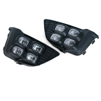 Feux antibrouillard LED 2-en-1 pour Honda Fit Jazz GK5 2014-2017 |   Feux de brouillard avant intégrés avec DRL