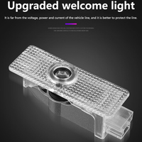 Luces de Bienvenida para Puerta de Coche, Proyector de Logotipo LED HD, Efecto Sombra Fantasma, Venta al Por Mayor