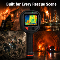 Caméra thermique de lutte contre les incendies haute résolution 640x512 TIC LSJ F1200 384x288 avec WiFi