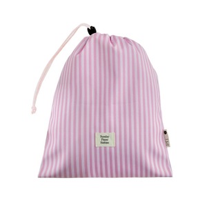 Lot de sacs de rangement de voyage en polyester rayé, cubes de rangement portables pour bagages, trousse de maquillage avec étiquette et logo - Product Image 4