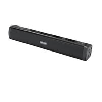 Hadiah Promosi Bisnis Kustom Speaker Bluetooth Soundbar 5W*2 Baterai 1800mAh Desain Modern Plastik+Logam Ukiran Logam