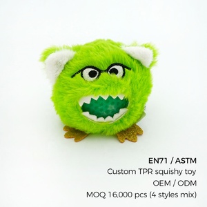 Jouets sensoriels à presser en peluche Squishy Monsters les plus vendus, avec des billes d'eau Orbeeze à l'intérieur - Product Image 1