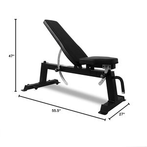 Vente chaude équipement de gymnastique à domicile pliable Fitness banc en acier plat banc presse Offre Spéciale d'entraînement à domicile exercice Type assis - Product Image 6