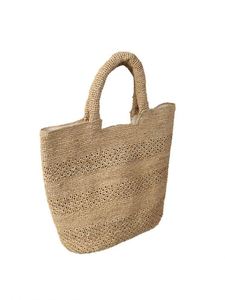 Bolso de Paja Tejido a Mano para Mujer, Modelo 2025, Redondo, con Asa para el Hombro, para Primavera/Verano y Playa, con Cierre de Broche - Product Image 6