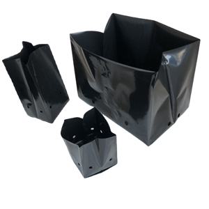 Bolsas de cultivo de plántulas de plástico para jardinera negra de <span class=keywords><strong>10</strong></span> galones duraderas para vivero - Product Image 3