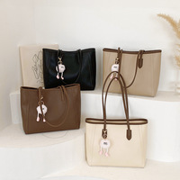 Sac à main en PU tendance pour femmes, multicolores, grande capacité, usage quotidien, trajets domicile-travail, shopping, sac à bandoulière tendance