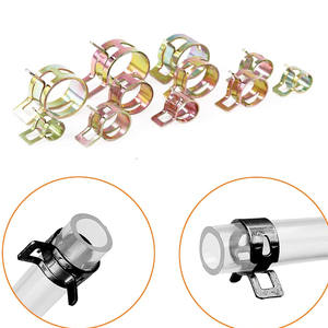 Collier de serrage à ressort double fil coloré en acier inoxydable 304 pour tuyau en caoutchouc silicone de qualité alimentaire basse pression - Product Image 6