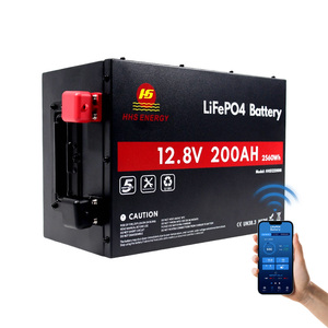 IP65 HHS HHS2450-BT Lifepo4 12,8 V/12V 100Ah 6000 Zyklen Energie speicher batterie für Marine RV Boot - Product Image 1