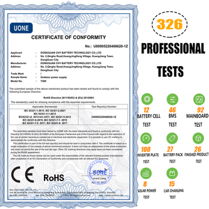 Tigfox 1KW eu stock 24v lifepo4 batteria outdoor <span class=keywords><strong>power</strong></span> station 2000w 5kw sistema di energia solare con BMS - Product Image 6